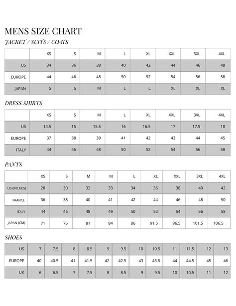 dior size guide